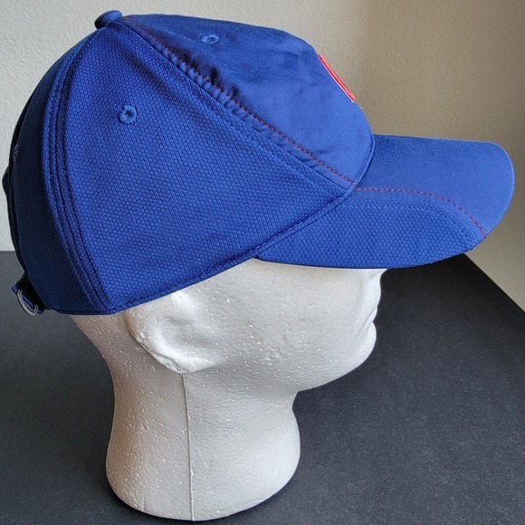 MLB Chicago Cubs Nike Team Strapback Adjustable Hat Cap Blue C Logo - Picture 6 of 12